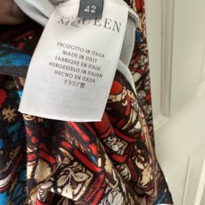 Alexander McQueen paterned dress